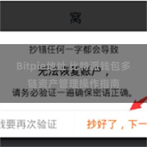 Bitpie地址 比特派钱包多链资产管理操作指南