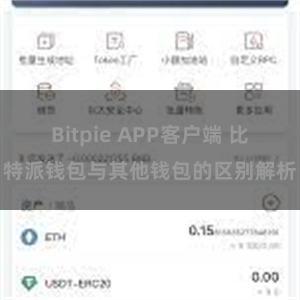 Bitpie APP客户端 比特派钱包与其他钱包的区别解析