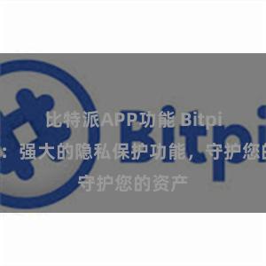 比特派APP功能 Bitpie钱包：强大的隐私保护功能，守护您的资产