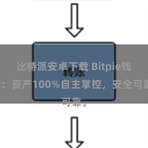 比特派安卓下载 Bitpie钱包：资产100%自主掌控，安全可靠。