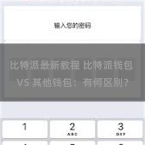 比特派最新教程 比特派钱包 VS 其他钱包：有何区别？