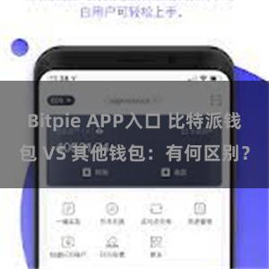 Bitpie APP入口 比特派钱包 VS 其他钱包：有何区别？