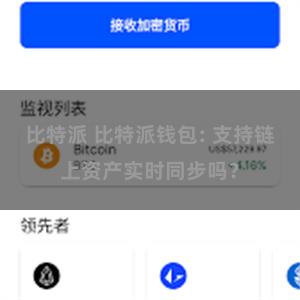 比特派 比特派钱包: 支持链上资产实时同步吗？