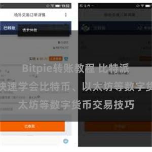 Bitpie转账教程 比特派交易指南：快速学会比特币、以太坊等数字货币交易技巧