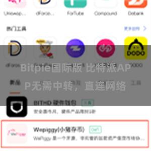 Bitpie国际版 比特派APP无需中转，直连网络