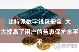 比特派数字钱包安全  大大提高了用户的苦衷保护水平